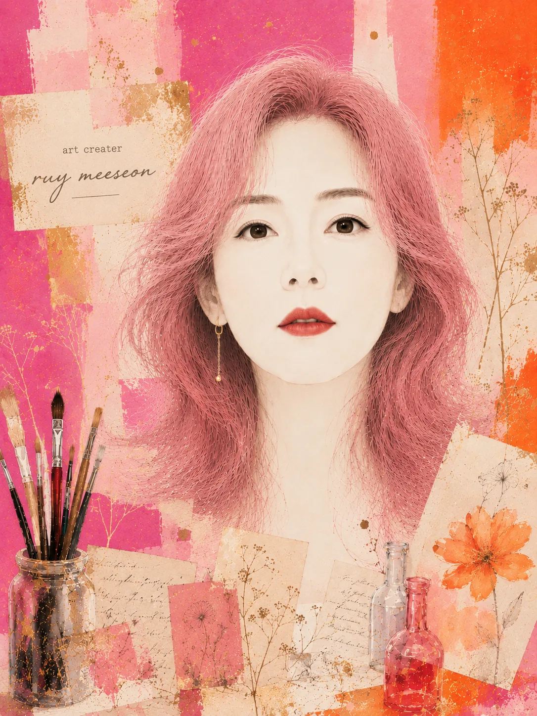 art creator — ruy meeseon 자화상