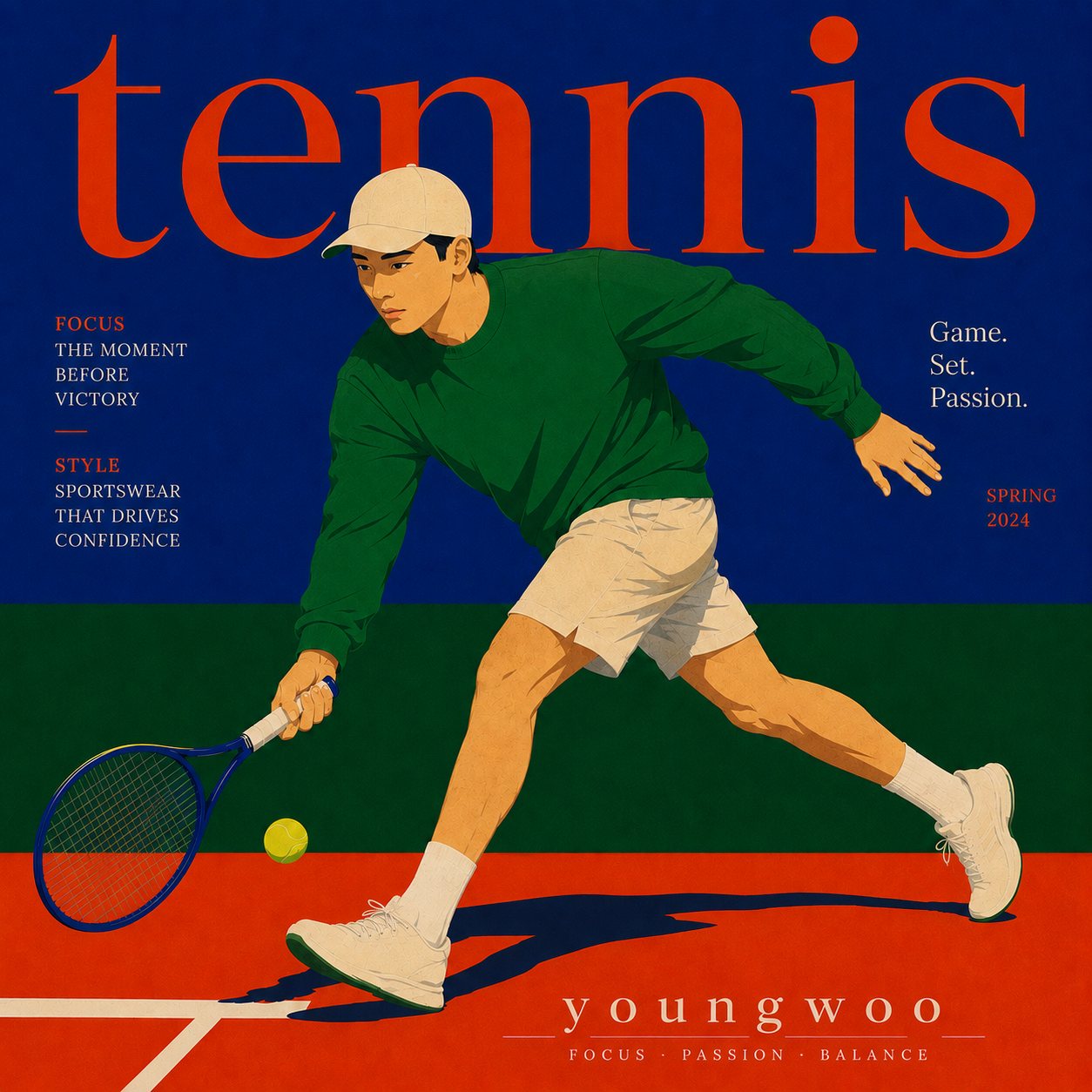 tennis — youngwoo 자화상
