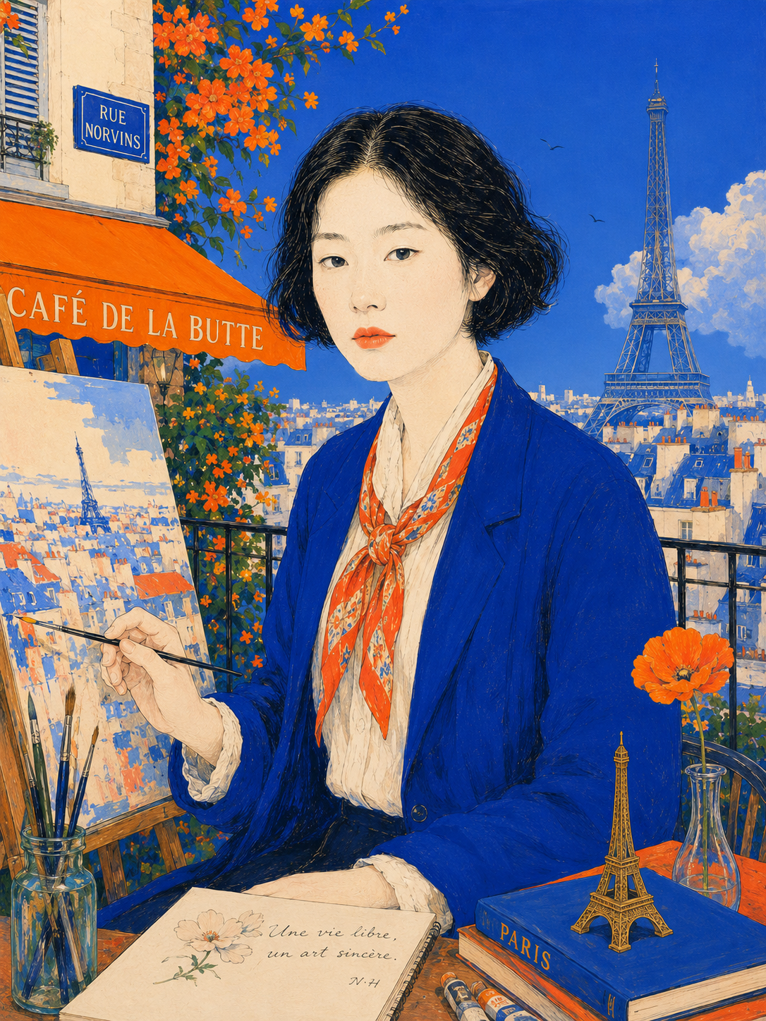 나혜석 꿈꾸는 자화상